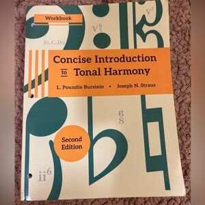 Book Concise Introduction to Tonal Harmony: Second Edition